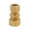 Thrifco Plumbing No. 62R 5/8 Inch x 1/2 Inch Lead-Free Brass Compression Coupling 4401066 - alternate 3